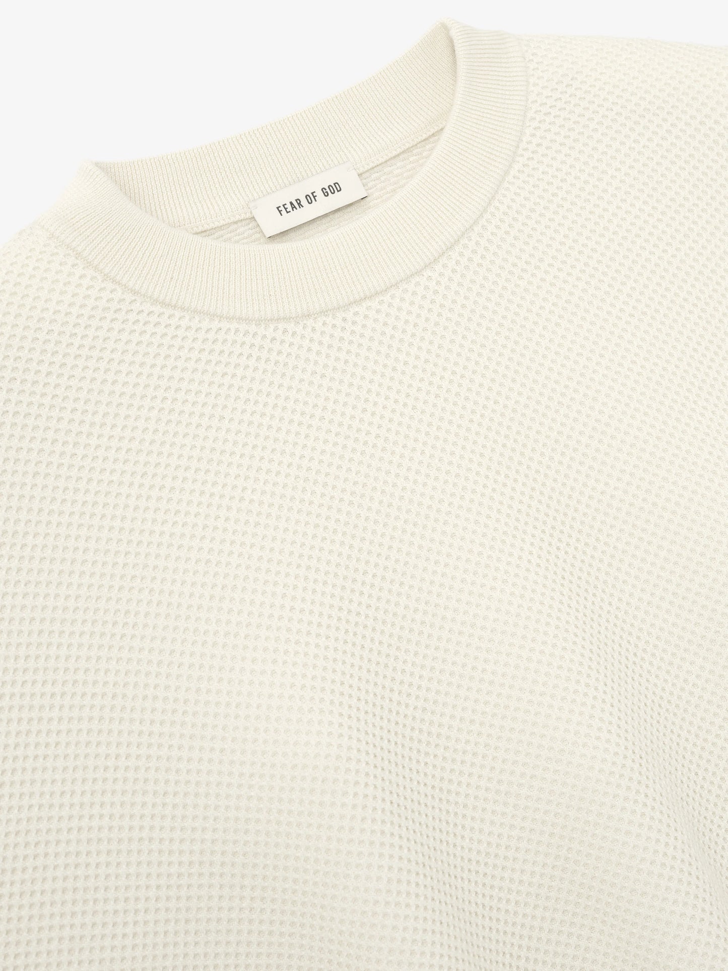 Fear of God Essentials Wool Cotton Sport Mesh Knit Sweater