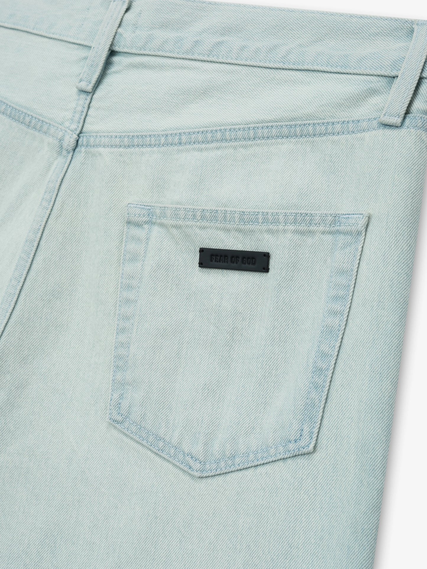 Fear of God Essentials Bleach Washed Denim Straight 5 Pocket