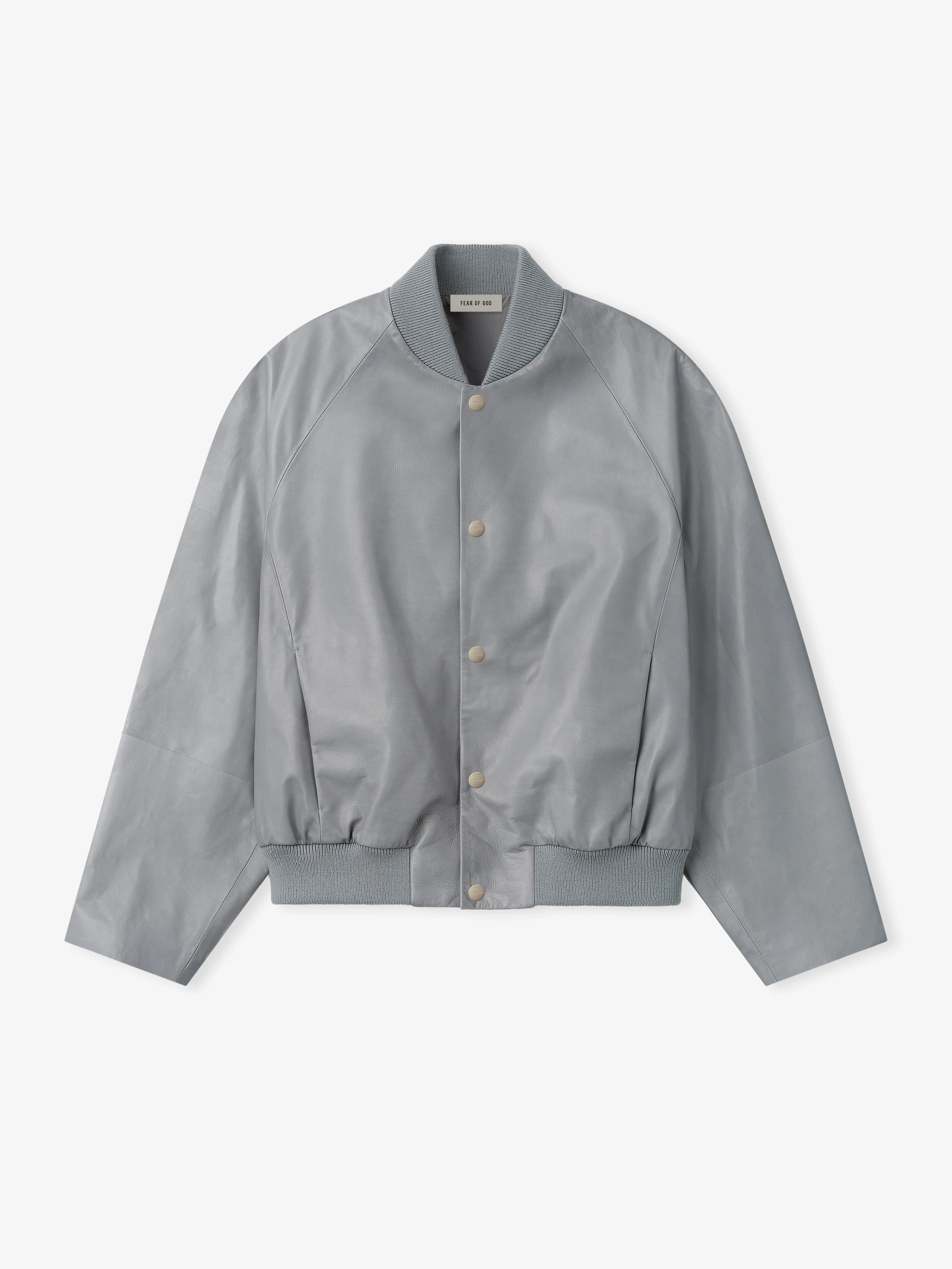FOG ESSENTIALS Raglan Bomber Jacket Mサイズ Fear of God Essentials Leather 9 Raglan Bomber Jacket