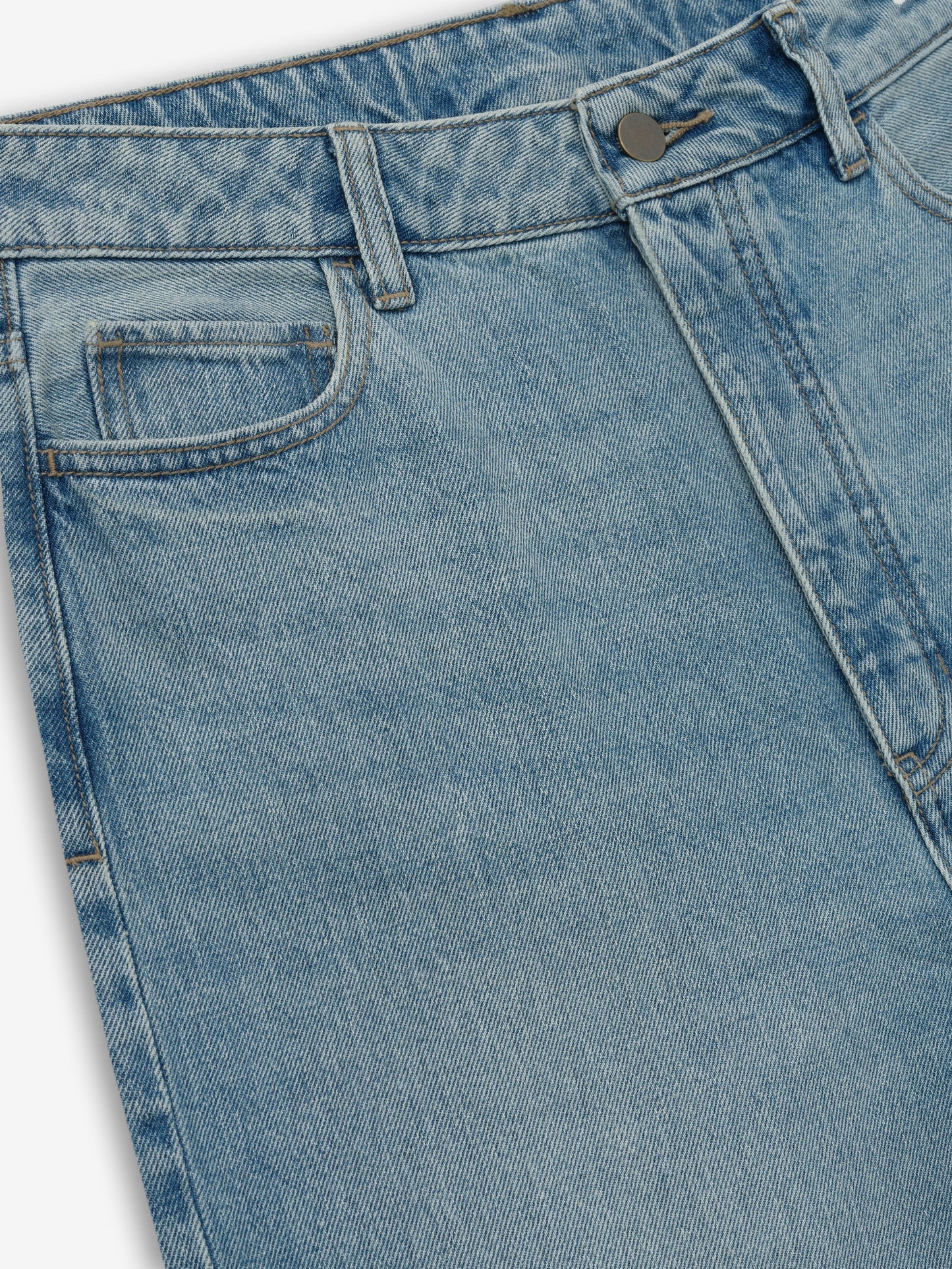 Fear of God Essentials Womens Denim Straight Leg Jeans