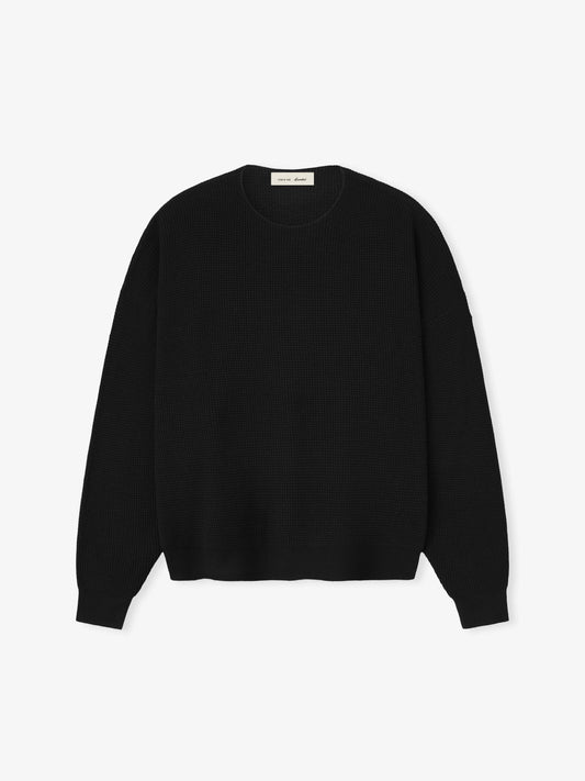 Fear of God Essentials Signature Waffle 90s Crewneck Sweater