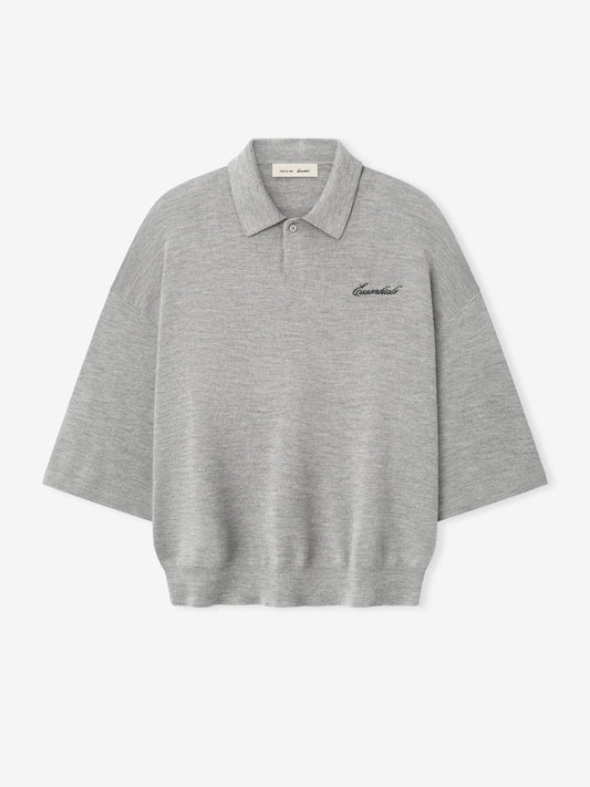 Fear of God Essentials Signature 3/4 Sleeve 90s Knit Polo