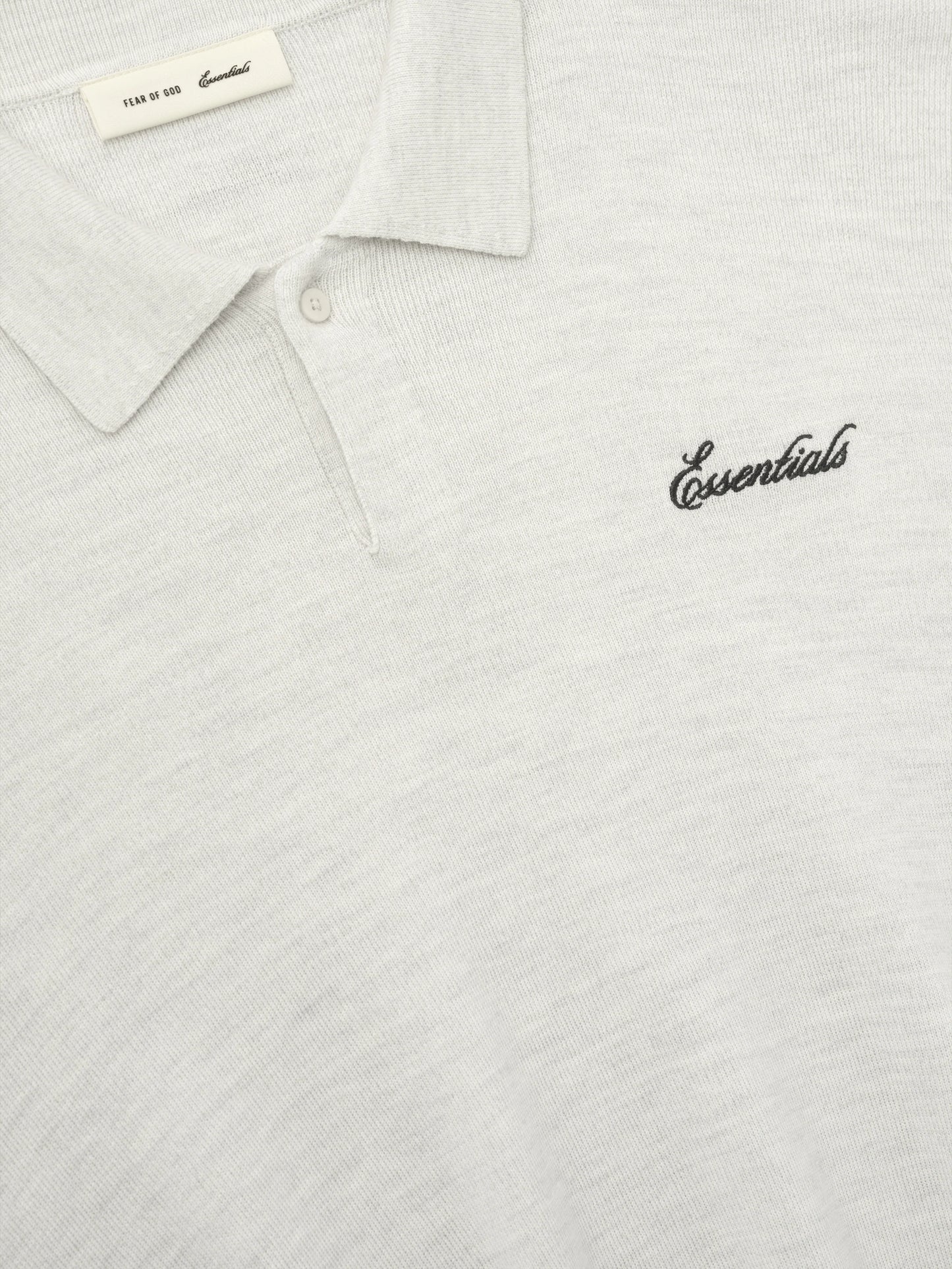 Fear of God Essentials Signature 3/4 Sleeve 90s Knit Polo