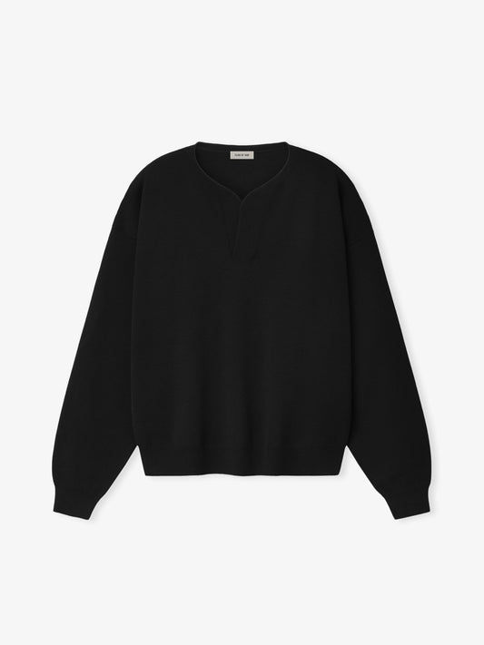 Fear of God Essentials Merino Milano Knit Henley Sweater