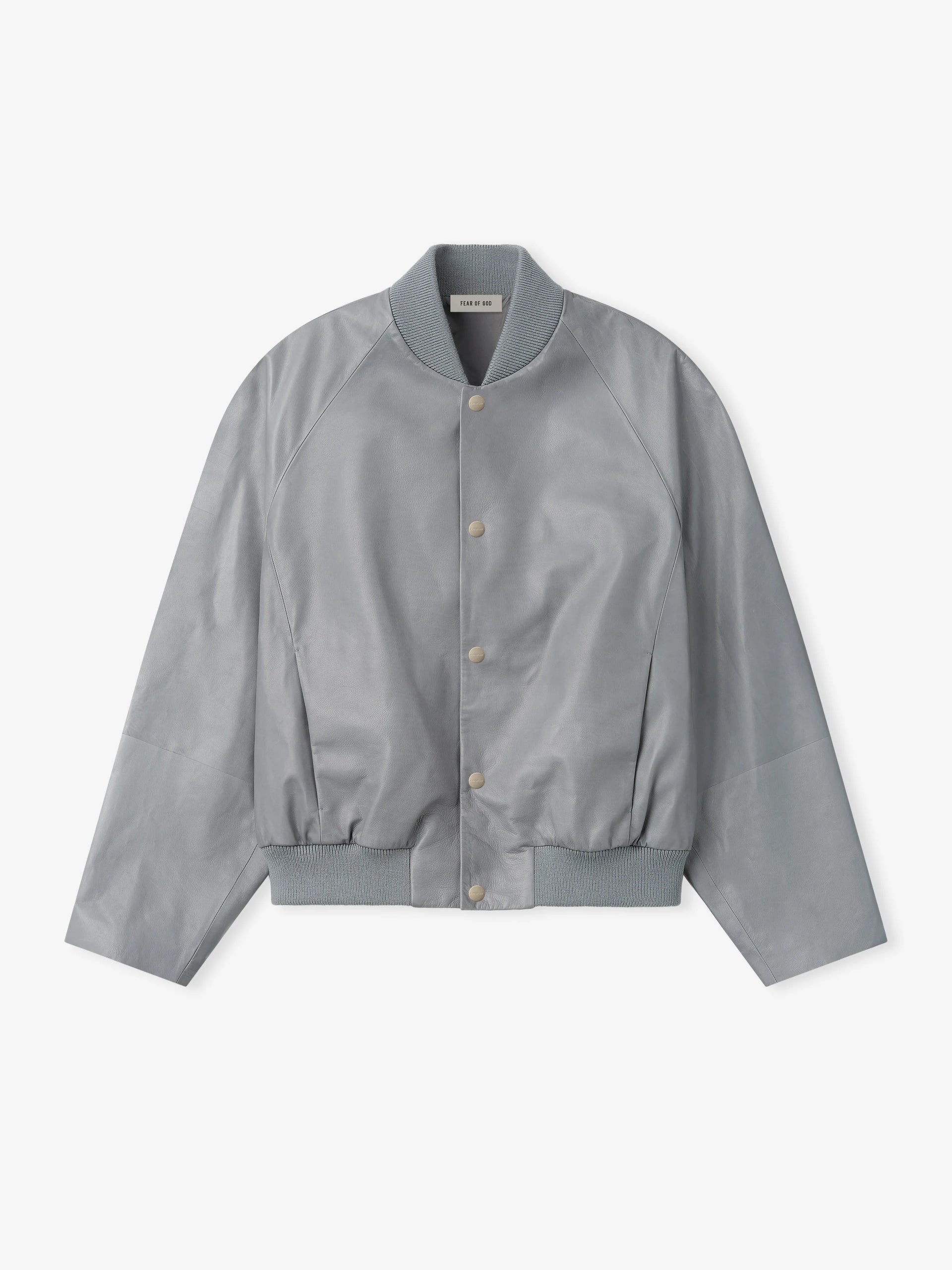 専用 Lサイズ  Essentials Raglan Bomber Jacket Fear of God Essentials Leather 9 Raglan Bomber Jacket
