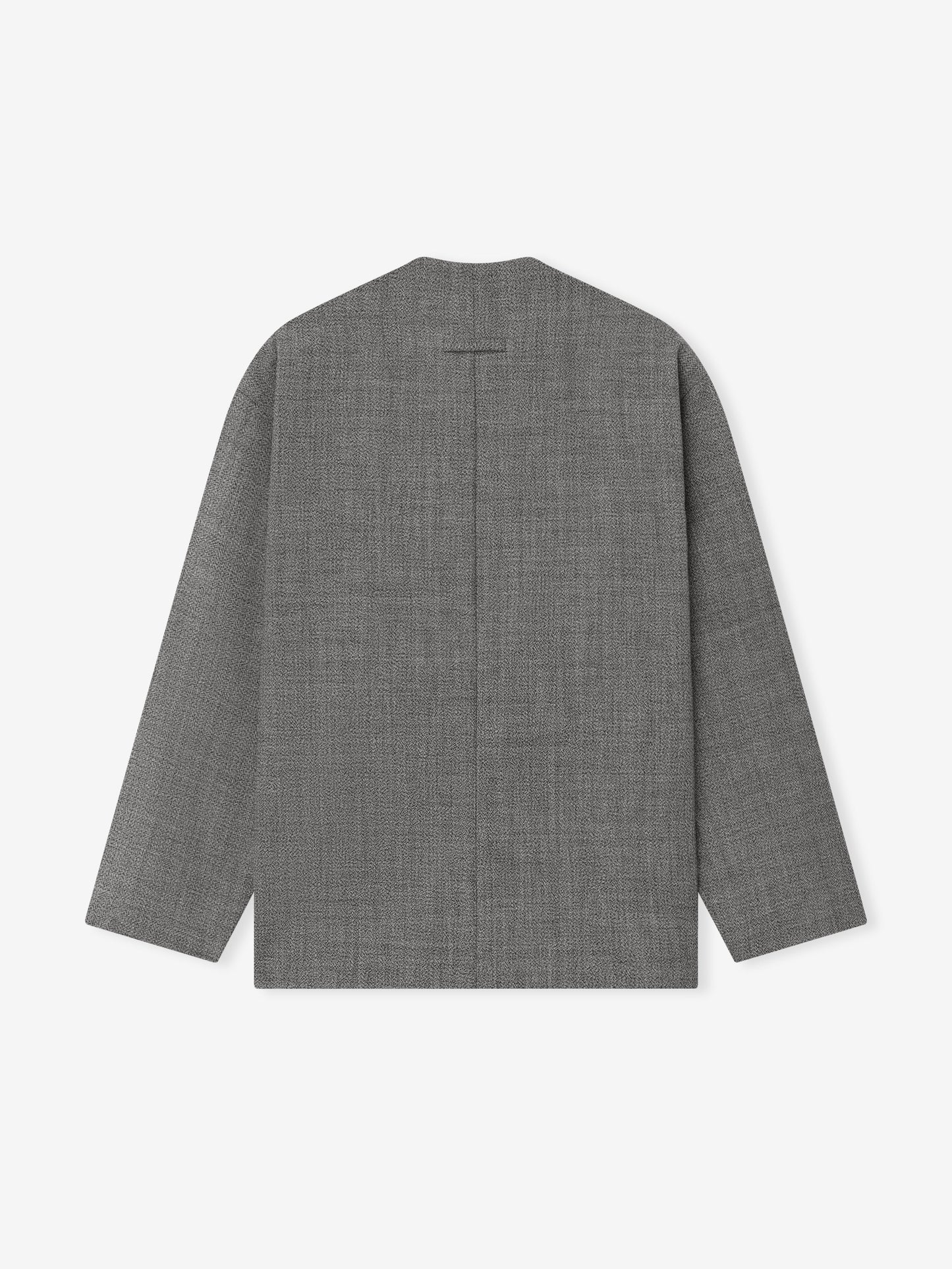 Fear of God Essentials Mouline Wool Relaxed Lapelless Jacket