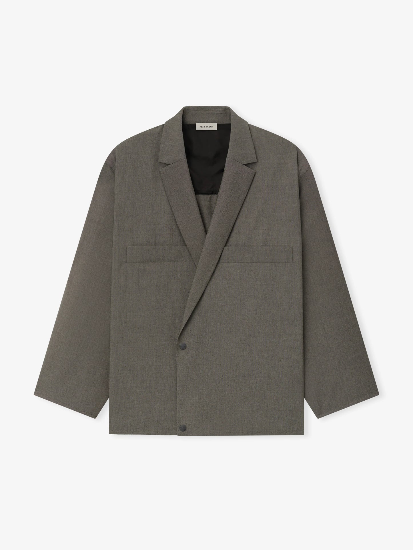 Fear of God Essentials Cotton Wool Oxford Shirt Jacket