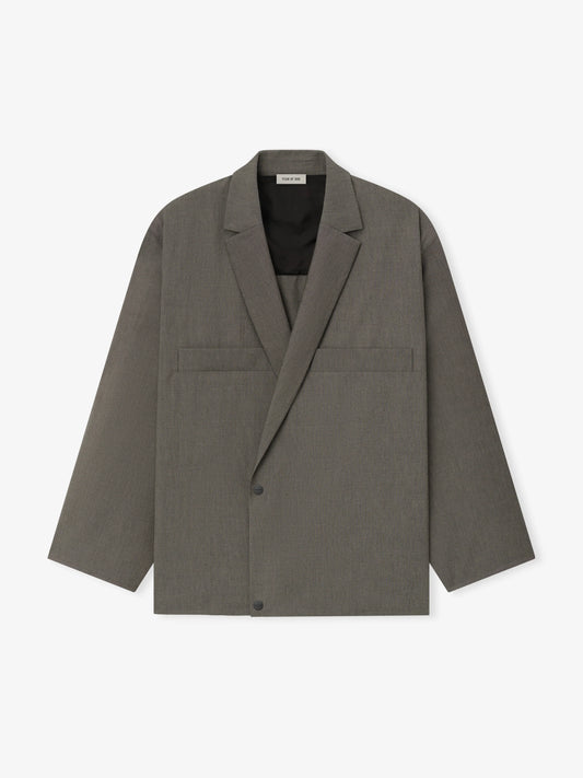 Fear of God Essentials Cotton Wool Oxford Shirt Jacket