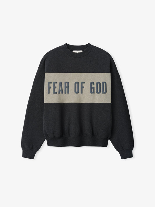Fear of God Essentials Cropped Relaxed Panelled Sweatshirt