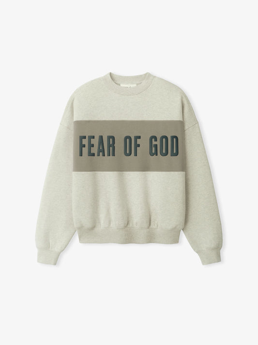 Fear of God Essentials Cropped Relaxed Panelled Sweatshirt