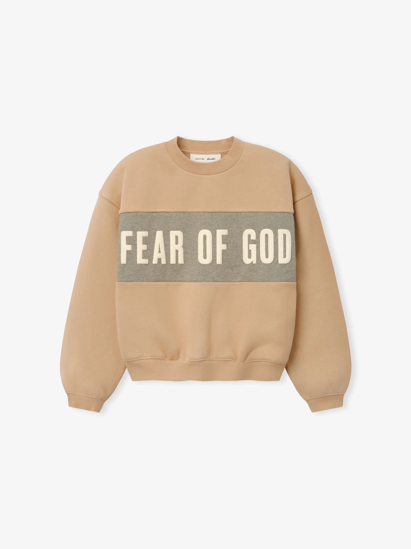 Fear of God Essentials Kids Cropped Relaxed Panelled Sweatshirt