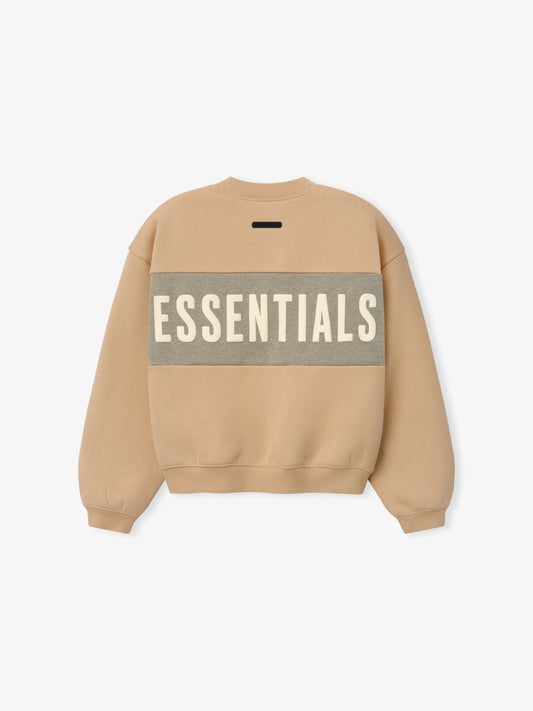 Fear of God Essentials Kids Cropped Relaxed Panelled Sweatshirt