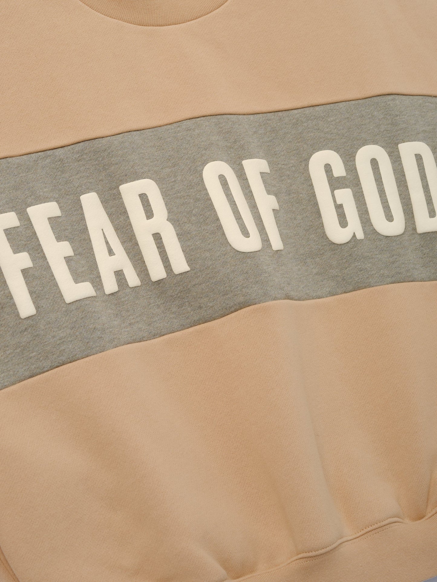 Fear of God Essentials Kids Cropped Relaxed Panelled Sweatshirt